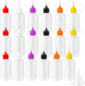 18PCS Precision Needle Tip Glue Applicator Bottles, 6 Color 50ML/1.69 OZ Fine by YEAJOIN