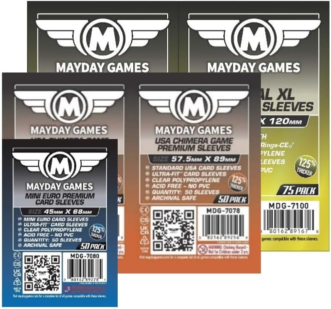 MayDay Game's The Old King's Crown Premium Compatible Card Sleeve Bundle by MAYDAYGAMES