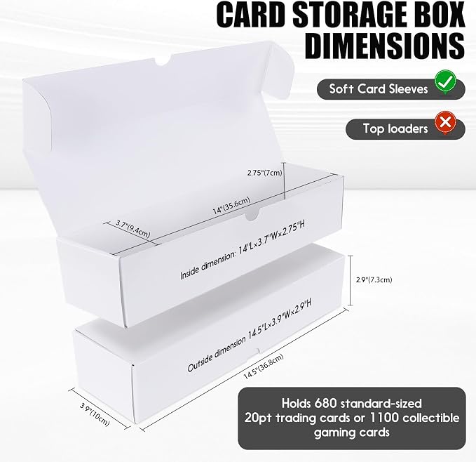 Trading Card Storage Box, Bulk Card Storage - Image 2