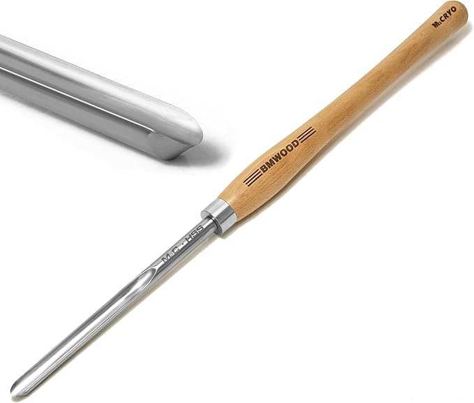 Cryo M2 HSS 5/8" Spindle Gouge with Beech Handle Length 15-1/2", Woodlathe Chisels for Woodturning