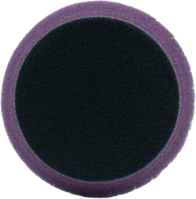 3D Dark Purple Foam Cutting Pads, 2 Pack | Fast Compound Cuts for Removing Paint Defects | Professional Grade | Superior Finish for Automotive Painted Surfaces | Car Detailing | 3.5” Round