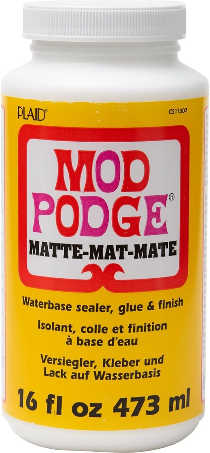 Mod Podge Waterbase Sealer, Glue and Finish, CS11302 Matte Finish, 1 Pack by ModPodge