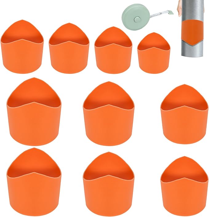 10 Pack Pipe Saddle Template, Precision Pipe Saddle Template Cutting Guide by Unknown