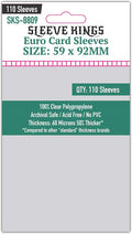 Sleeve Kings Standard Card Sleeves – 110 Count, Medium Euro Size, Compatible by SleeveKings