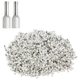 XHF 200 PCS AWG 10/6.0mm² Wire Ferrules Insulated Copper Crimp Connectors, Crimp Pin Cord End Terminals White