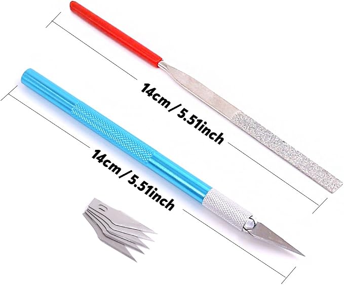 9Pcs Model Tools Kit Hobby Building Tools Craft Set - Image 4