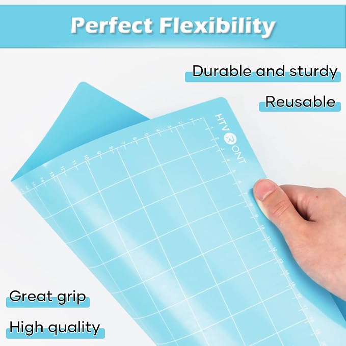 HTVRONT Light Grip Cutting Mats- 2 Pack Cutting Mat 12x12 Compatible - Image 5