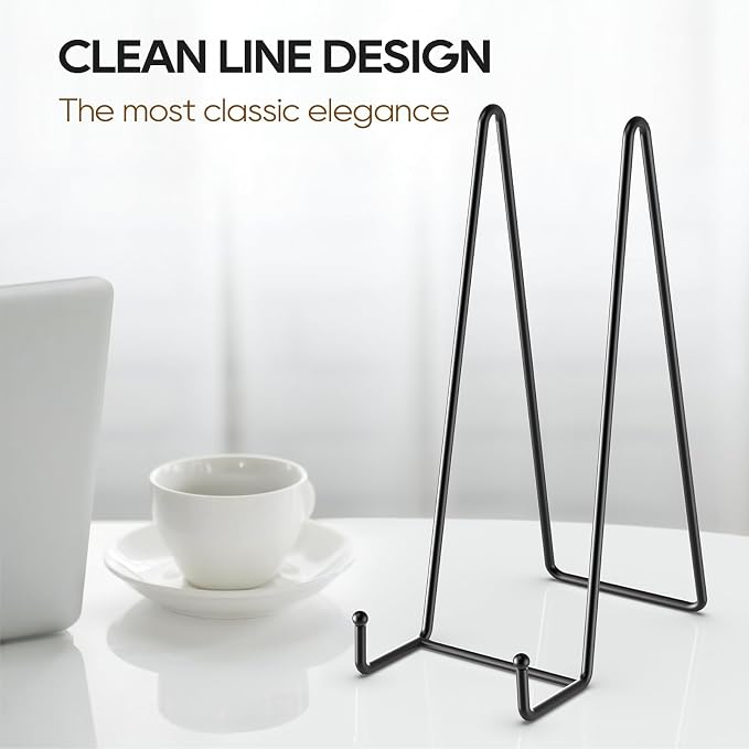 3 Pack 12 Inch Plate Stands for Display - Image 4