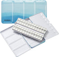 MEEDEN Empty Watercolor Tin Palette: Portable Watercolor Palette Paint Case by MEEDEN