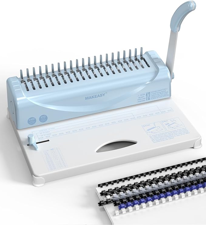 MAKEASY Binding Machine, Comb Binding Machines by MAKEASY