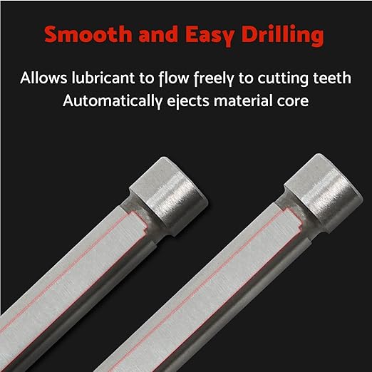 S&F STEAD & FAST Pilot Pin for Annular Cutter 2-Pc, 3/16" x 4", for Mag Drill Bit Cutting Diameter 7/16" DOC 2"