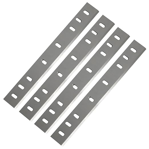 10" Planer Blade Knives for Ryobi AP10 AP10N Power Planers HSS Planer Knife with Single Cuttting Edge, 4 Pcs