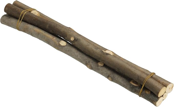 PATIKIL 4 Pcs / 40cm Wood Log Sticks, 0.6-1.2inch in Diameter Natural Driftwood by PATIKIL