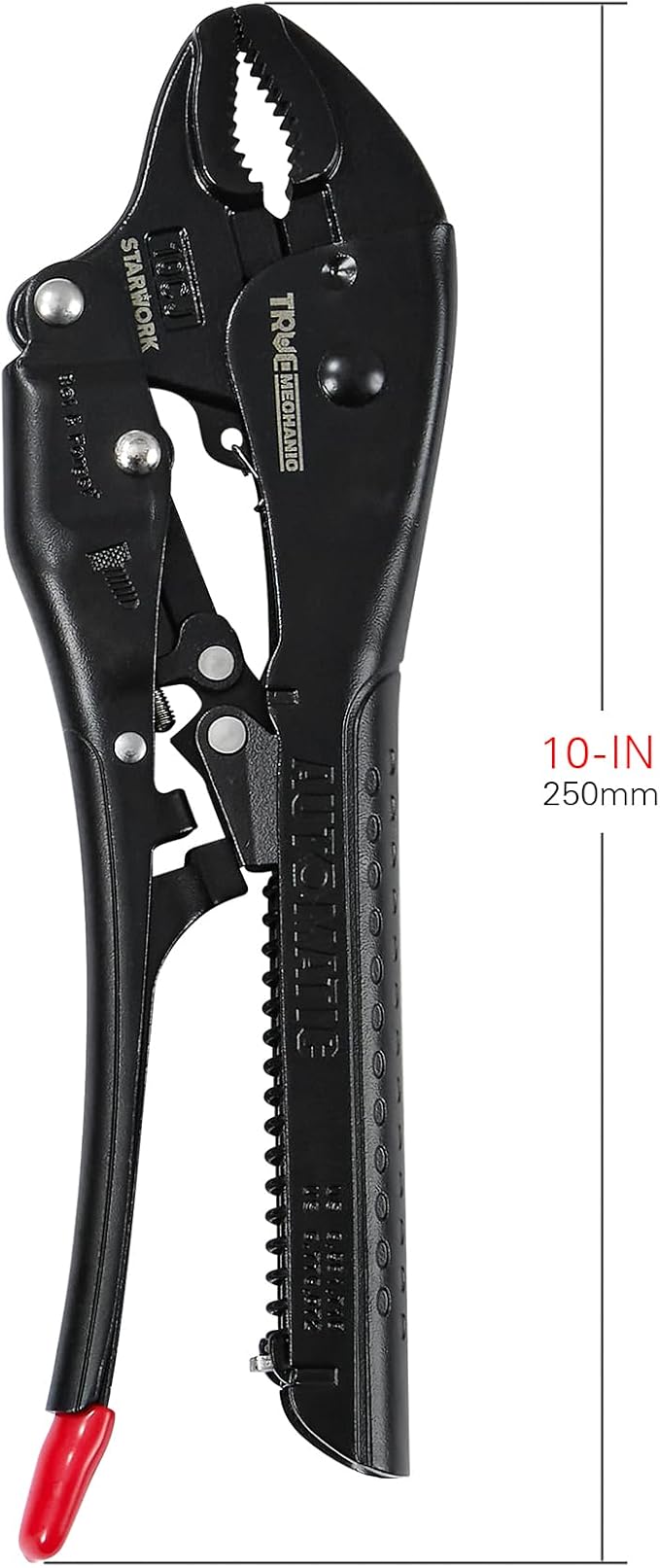 TRUE MECHANIC™ Automatic Curved Jaw Locking Pliers 10-inch
