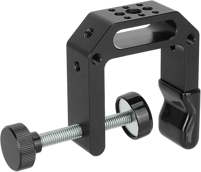 CAMVATE C Clamp(Widen) with Multiple 1/4"-20 and 3/8"-16 Threads (2.25" Neck) - 3305