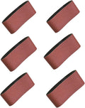 2-1/2 x 16 Sanding Belts, Aluminum Oxide Abrasive Sandpaper Assortment,3 Each of 40 80 120 150 240 400 Grits, 18 Pack