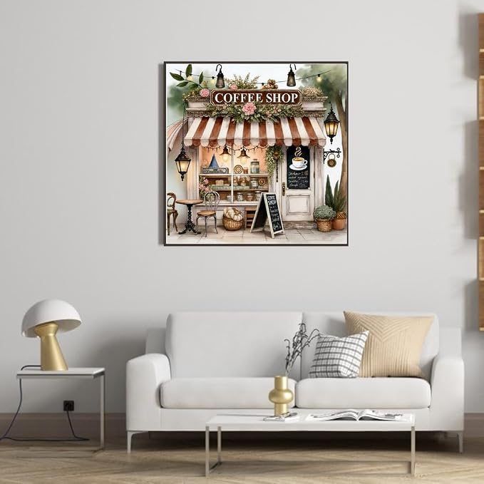 KYOQFVN Coffee Shop Cross Stitch Kits - Image 5