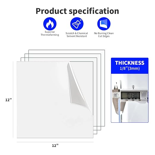 Art3d 1/8" Thick Plexiglass Sheets - Image 8