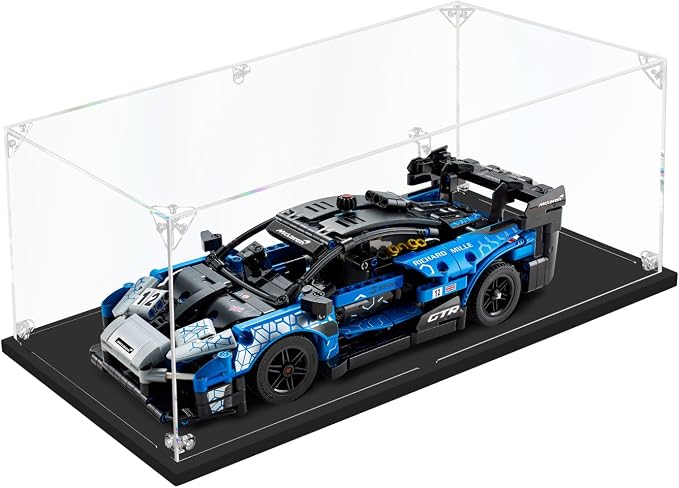 3MM Acrylic Display Case for 1:14 Scale Diecast Car Model Car Thickened Clear by dofopo