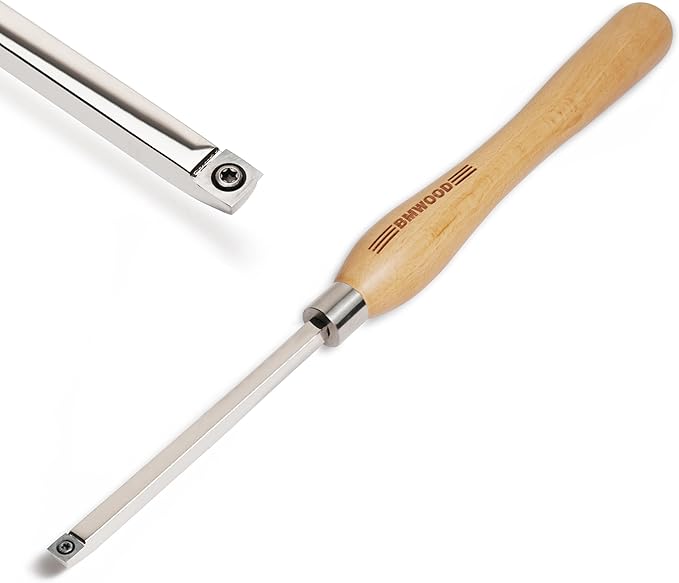 Overall length 18 3/4" Carbide Tipped Radius Rougher Chisel For Woodturning with Arc Square TCT Blade 11x11mm WCS-T-SR-11X11