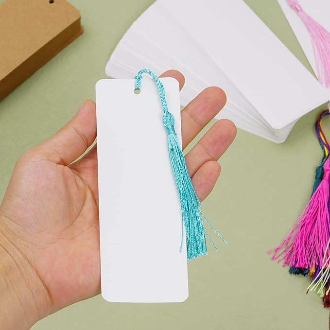 choyaxo 120 Pcs Kraft Paper Blank Bookmarks - Image 5
