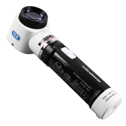 ENGINEER SL-71 LED Flashlight Loupe. Made in Japan. High-Powered Magnifying Tool by Unknown
