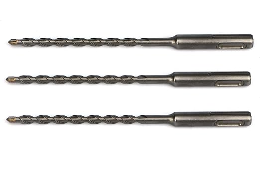 3PCS, 1/4" x 6 ", SDS Plus,Hammer Drill Bits, Rotary Hammer Drill Bits