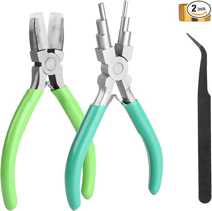 2 Pcs Jewelry Pliers Set, Jewelry Making Tools by Unknown