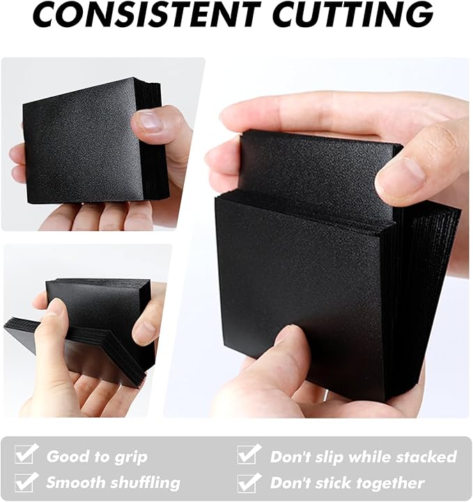 600CT MTG Card Sleeves, Katomula Clear Front Textured Back Card Sleeve Deck - Image 3