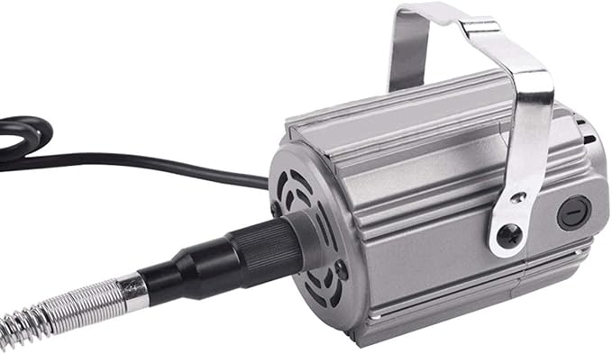 Rotary Tool Flex Shaft Hanging Grinder Carver Electric Multi-function Metalworking Tools Repair Kit, Foot Pedal Control, 780W Strong Power, Metal Flexible Shaft, 23000 RPM