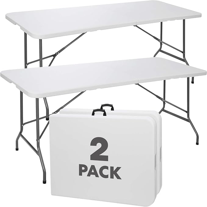 SIMPLI-Magic White Foldable Table, and Picnics by Simpli-Magic