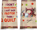 Quilters Gifts Kitchen Towels, Sewing Quilting Lovers Gifts Kitchen Towels by Unknown