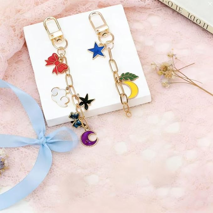 Keychain Making Kit Bag Charm Kit Metal Keychain Clips - Image 4