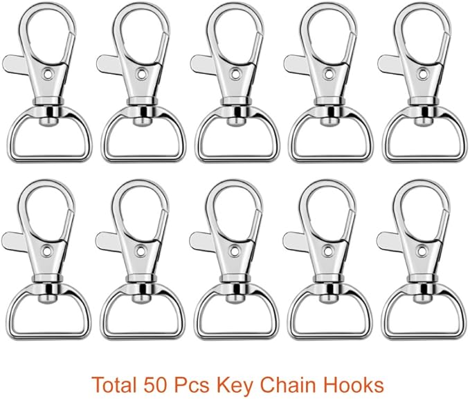 PAXCOO 100 Pcs Key Chain Hooks - Image 2