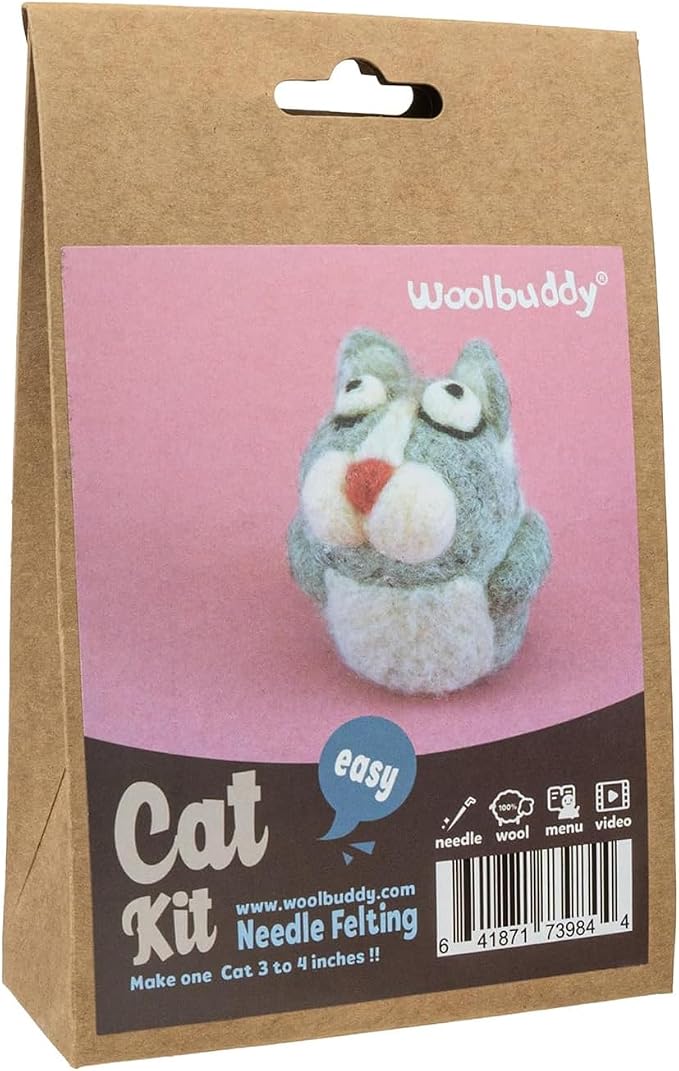 Woolbuddy Needle Felting Kit for Beginner Adults, Starter Set - Image 7