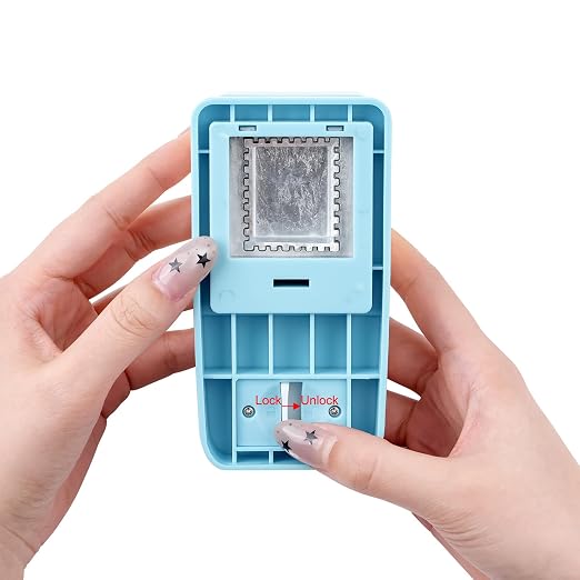 BAOFALI 2Pcs/Set Stamp Puncher 1.5x1.5inch &1.25x1.5inch Rectangular Postage - Image 8