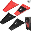 AMM 4 Pack Magnetic Wrench Organizer, 48-Slot Magnetic Wrench Holder for Tool Box Drawer Chest&Wall Mounted, SAE(1/4" - 1-1/16") and Metric 6mm-24mm