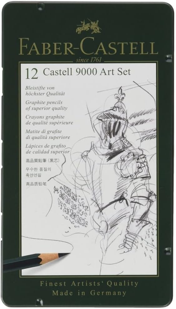 Faber-Castell 9000 Graphite Sketch Pencil Sets Art 8B - Image 6