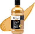 Artecho Gold Acrylic Paint 500ml / 17oz Large Bottle | Semi Glossy Finish by Artecho