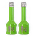 Diamond Core Drill Bits,2pcs 3/8" 10mm Ceramic Tile Drill Bits Vacuum Brazed Diamond Hole Saw for Porcelain Tile,Granite,Marble,Concrete,Masonry,Brick