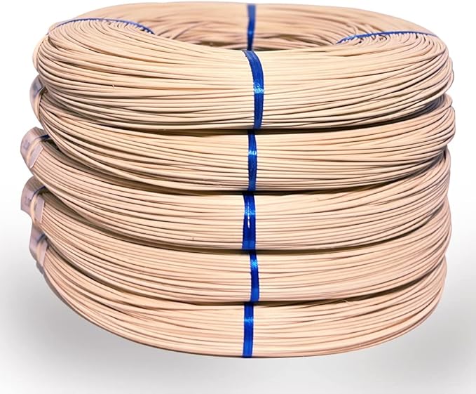VFULIE 5PCS Basket Round Reeds #7 3.5mm 1-Pound Coil Basket Weaving Canes by VFULIE