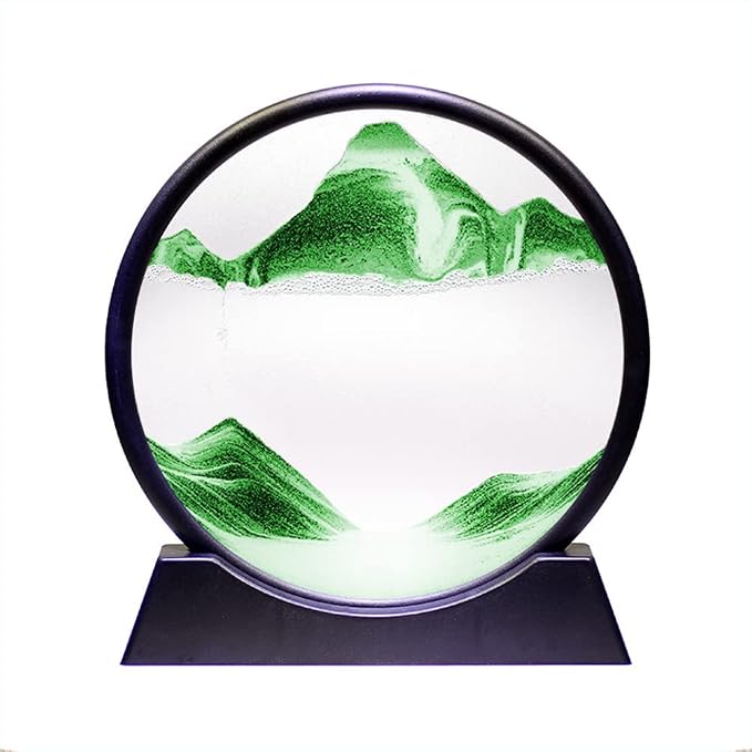 Arthink Moving Sand Art Picture, Liquid Motion 3D Sea Sandscape in Motion by Arthink