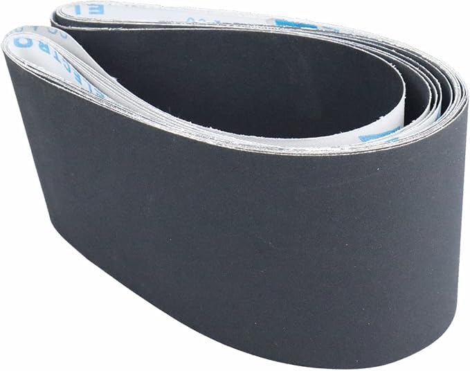 4x36 Sanding Belts 400 Grit Knife Sharpening,Silicon Carbide Fine Belt Sander Belts for Woodworking Metal Wet Dry Polishing,6-Pack
