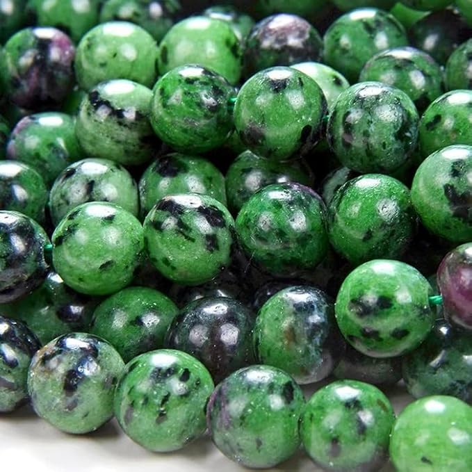 Zenkeeper 108 Pcs Ruby Zoisite Beads - Image 2