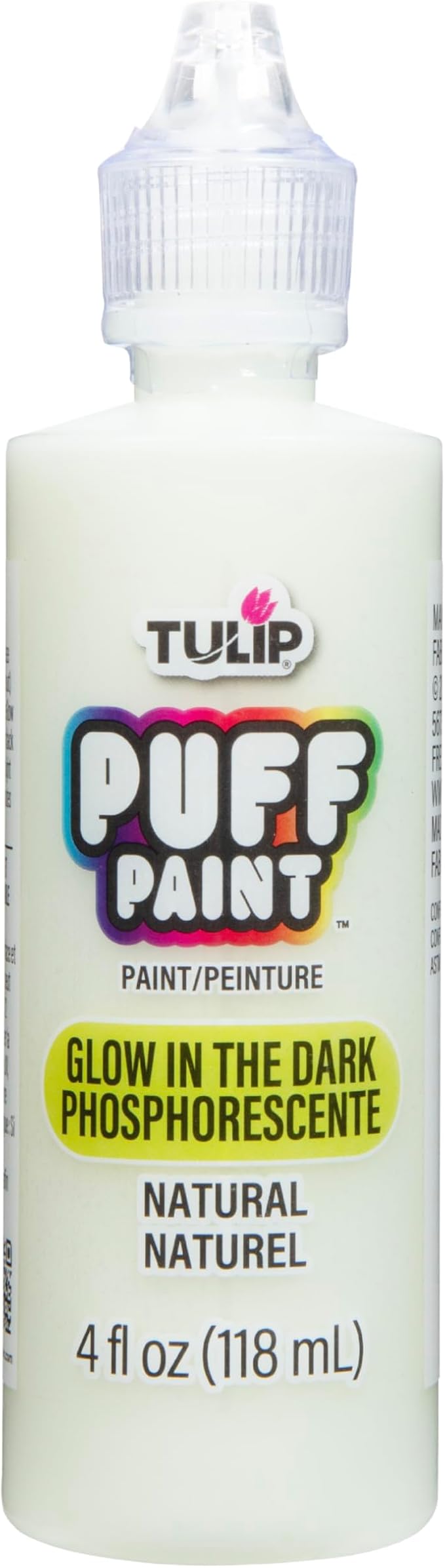 Tulip Puff Glow In The Dark Fabric Paint, Permanent Craft Paint by Tulip