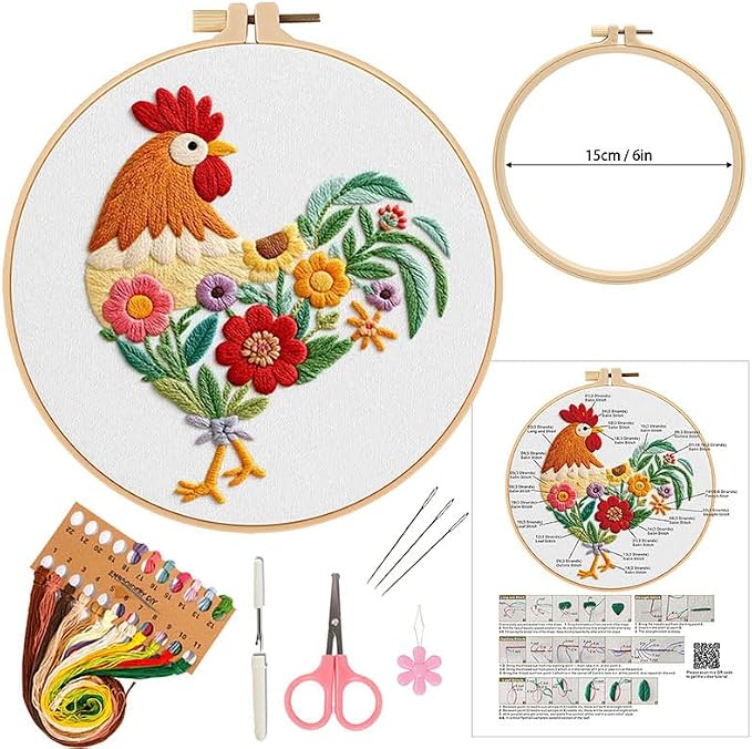 Haootadiy Beginner Embroidery Kit - Image 2