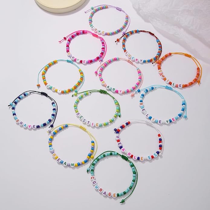 Heishi Surfer Clay Bead Bracelets Set - Image 4