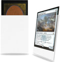 White Card Sleeves 200 Pack, Standard Card Sleeves Sturdy Sleeves Matte Back by Fabmaker