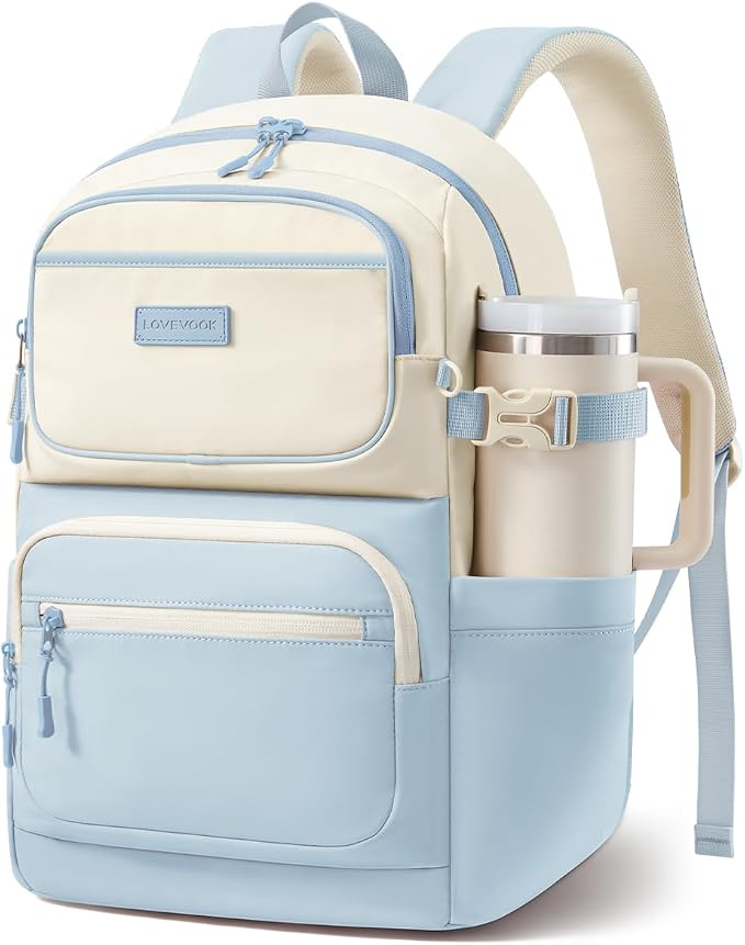 LOVEVOOK School Backpack for Teen Girls & College Students, Large Capacity by LOVEVOOK