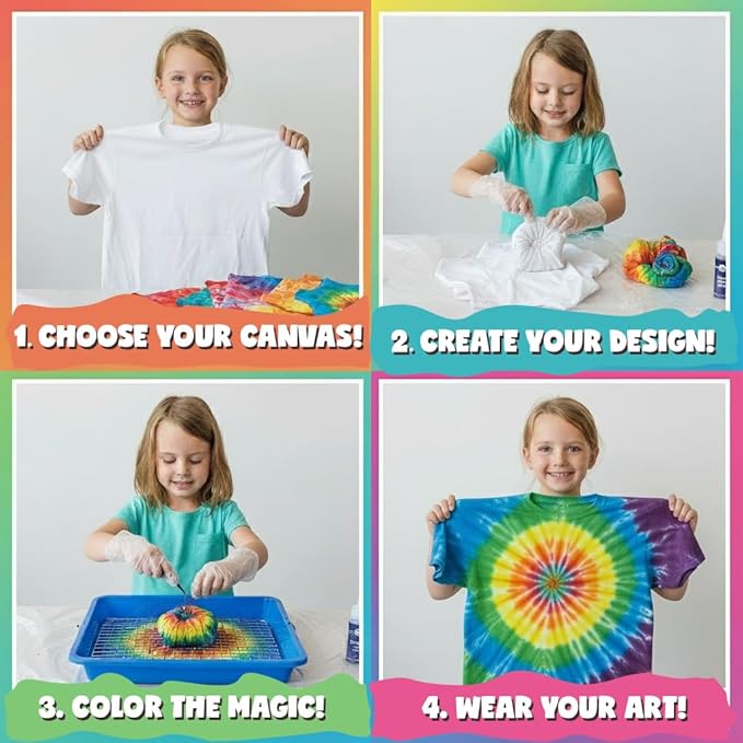 DOODLE HOG Tie Dye Kit for Kids & Adults - Image 4